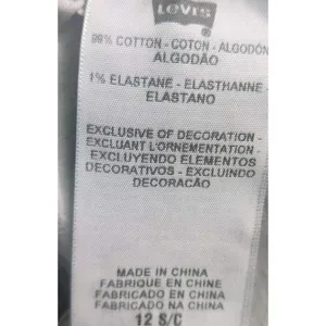 Denizen from Levi's Dark Wash Denim Jeans Straight Leg‎ Everyday Casual Comfort Size 12 thumbnail 6