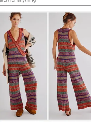 Free People “Snowfall Kind of Love” One‑Piece Jumpsuit Size Small NWT thumbnail 2