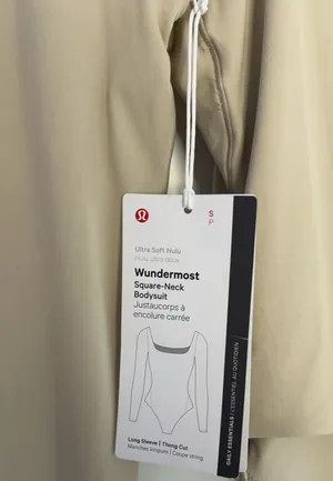 Lululemon Wundermost Ultra-Soft Nulu Square Neck Long Sleeve Bodysuit thumbnail 4