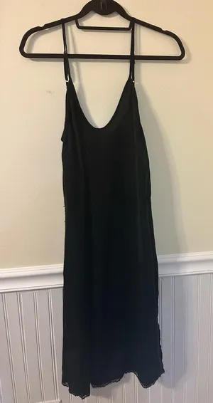 Out From Under Black Slip Lace Dress thumbnail 1