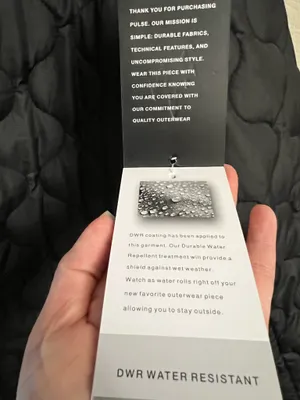 Pulse Black Quilted Winter Jacket thumbnail 9