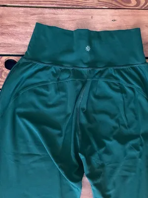 Athleta Salutation Jogger High Rise Lounge Pants - Size S - Forest Green thumbnail 7