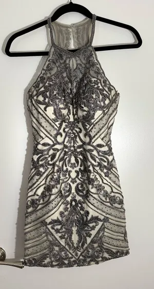 Cocktail dress Silver Size 00 thumbnail 1