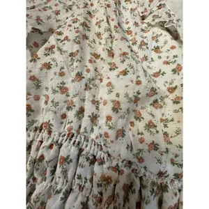 Women's 1.State Rosettes Printed Smocked Waist Top NWT size 2X Cottage Boho Core thumbnail 6