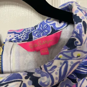 Lilly Pulitzer Saralyn Dress sweatshirt‎ material back zip size XXS thumbnail 5