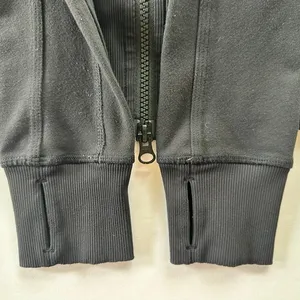 Lululemon Nice Asana Jacket Black Size 4 Long Full Zip Luon Travel Layer Outdoor thumbnail 8