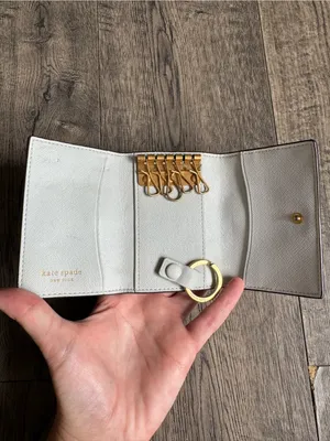 Kate Spade Morgan Mini Trifold Wallet- Lavender Cream thumbnail 3