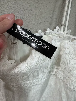 NWT Papermoon White Lace Dress thumbnail 6