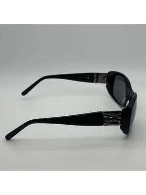 Vera Wang Black Rectangular Sunglasses thumbnail 9