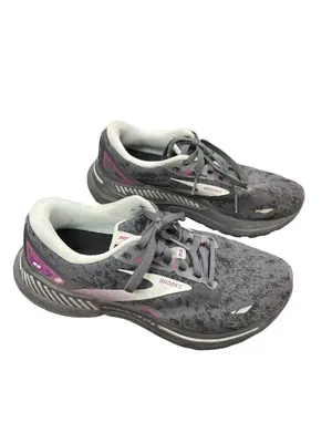 Brooks Adrenaline 23 wms gray black wallking running sneakers sz 7D SKU 10-442 thumbnail 3