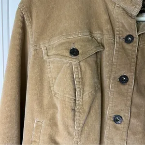 Baby Phat Y2k corduroy button up jacket tan size medium thumbnail 2
