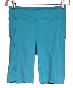 Lululemon On Pace‎ Short 10" Washed Marsh Bike Shorts Women’s Size 10 thumbnail 1