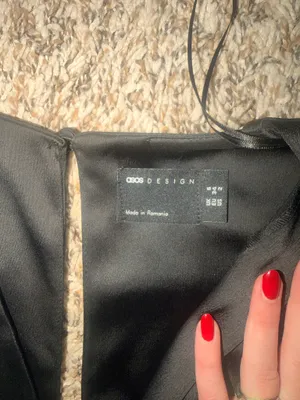 ASOS Dress Mini Black Long Sleeve thumbnail 3