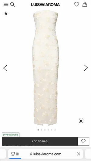 Luisaviaroma Lace Tube Dress thumbnail 3