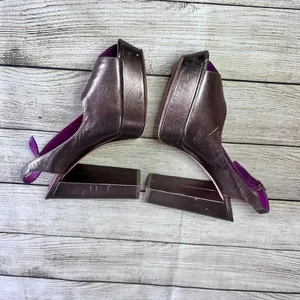 Trina‎ Turk metallic heels thumbnail 3