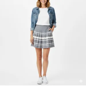 NEW 𝅺Ann Taylor A-Line skirt gray size 4 thumbnail 2