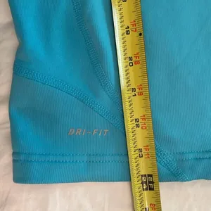 Nike Women's Dri-FIT 1/4 Zip Hooded Jacket Blue Medium Athletic TopNike Dri-FIT thumbnail 7