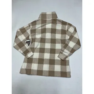 Ohio State Buckeyes Women Small 4/6 Plaid Fleece Pullover Rivalry Threads NWT thumbnail 2