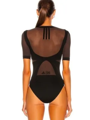 Wolford x adidas Sheer Motion Bodysuit Size XS thumbnail 3