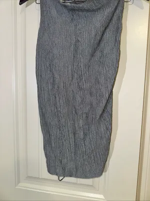 Zara Textured Ribbed Twisted Draped Open Back Sleeveless Top NWT S thumbnail 5