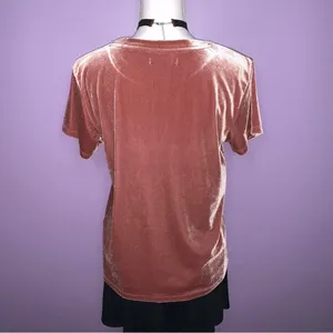 Abercrombie & Fitch Mauve Velour Top thumbnail 8