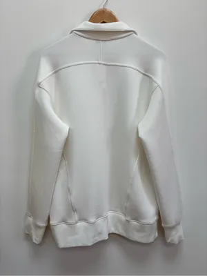 NEW SPANX AirEssentials Luxe Half Zip Sweatshirt Tunic in Powder M thumbnail 10