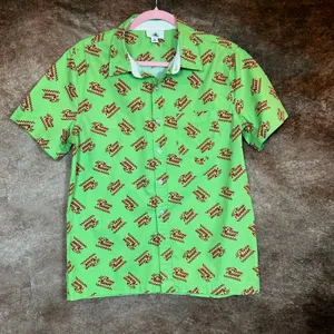 Disney Parks Unisex Toy Story Pizza Planet Button Down Camp Shirt S thumbnail 3