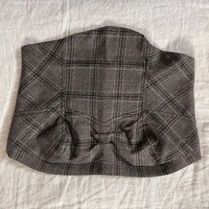 Free People Plaid Tube Top thumbnail 3