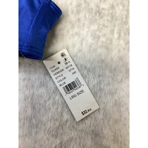 PacSun Swim Eco Royal Blue Notched Wired Scoop Bikini‎ Top Large NWT 0715-040 thumbnail 2