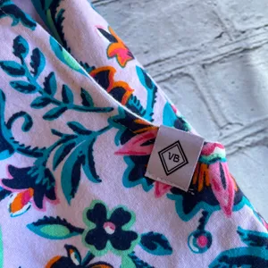 Vera Bradley Pink Floral Size 3X Women’s Shorts Pull On Drawstring Pockets Plus thumbnail 8