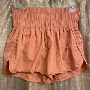 Free People Movement Brushed Apricot The Way Home Shorts Large NWOT thumbnail 1