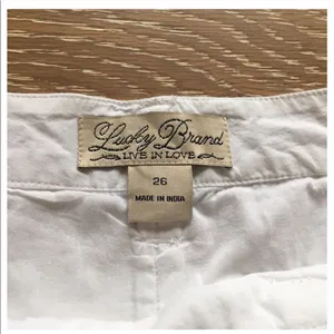 Lucky Brand Lace Trim Cotton Shorts 26 Eyelet White S thumbnail 11