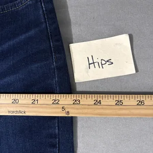LEE Blue Jeans Womens Size 20 L Long Stretch Dark Wash Denim Straight 38X30 thumbnail 9