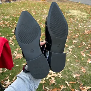 Size 6 Peyton Double Buckle black‎ Slingback Flats by wild fable thumbnail 10