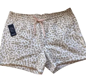 Leopard Print Sweat Shorts Original Use XL NWT thumbnail 1