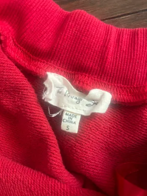 The Vintage Shop One Shoulder Long Sleeve Crop Top thumbnail 2