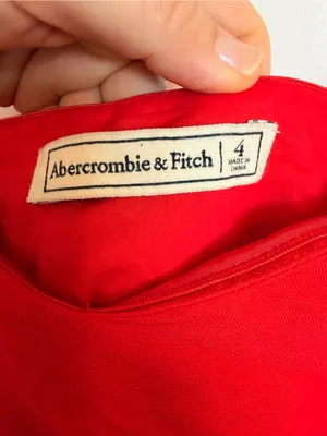 Abercrombie & Fitch Linen Midi Dress Size 4 thumbnail 5