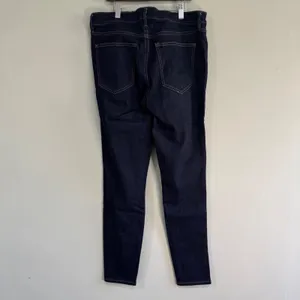 Ann Taylor The Skinny Modern‎ Fit Jeans Dark Indigo Blue Stretch Size 10 70268 thumbnail 7