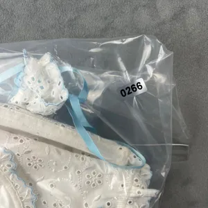 For Love & Lemons Eyelet Corset Top Size M White Blue Ribbon SKBR1513-SU21 thumbnail 8