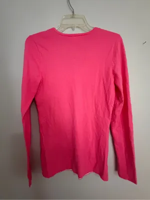 Lilly Pulitzer V-Neck Sweater in Hot Pink- Medium thumbnail 8