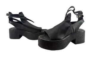 Free People Hallie Platform Black Womens EU 40 US 9 thumbnail 1