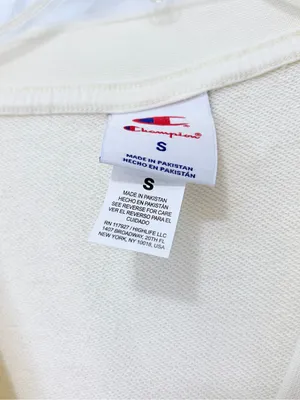 Champion Gameday Deep V Tunic Pullover Unbleached Cotton Size S NWT thumbnail 7