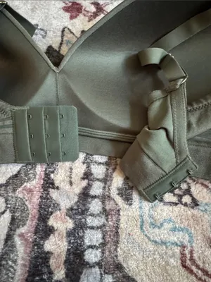 Seamless Olive Green Comfort Bra - Women Intimates thumbnail 3