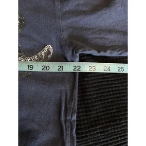 VS PINK‎ Bluish Gray Sequins Hoodie Sweatshirt Size M Long Sleeve Logo Graphic thumbnail 6