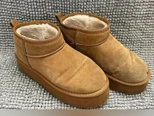 Platform booties Tan Size 9 thumbnail 1