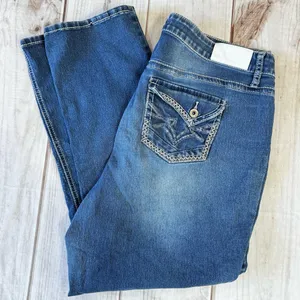 Hydraulic Curvy Micro Boot Jeans Embroidered Flap Pockets Soft Worn In Comfy 18 thumbnail 2