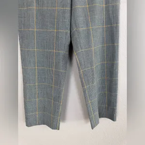 Aritzia Wilfred Jallade Gray Plaid Trousers Pants size 4 $158 thumbnail 5