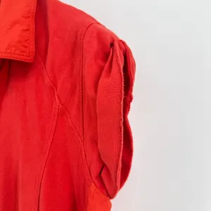 Daily Practice Anthropologie Red Tiered Polo Mini Dress Small EUC Mixed‎ Media thumbnail 5