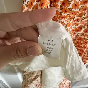 Princess Polly Orange Floral Mini Dress Rayon Size 6 thumbnail 2