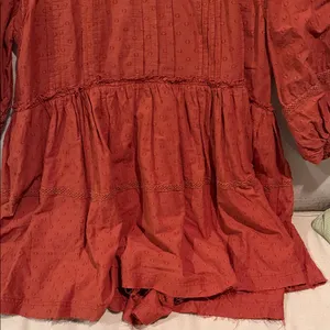 Anthropologie Pilcro Long-Sleeve Mock-Neck Swing Mini Dress thumbnail 9